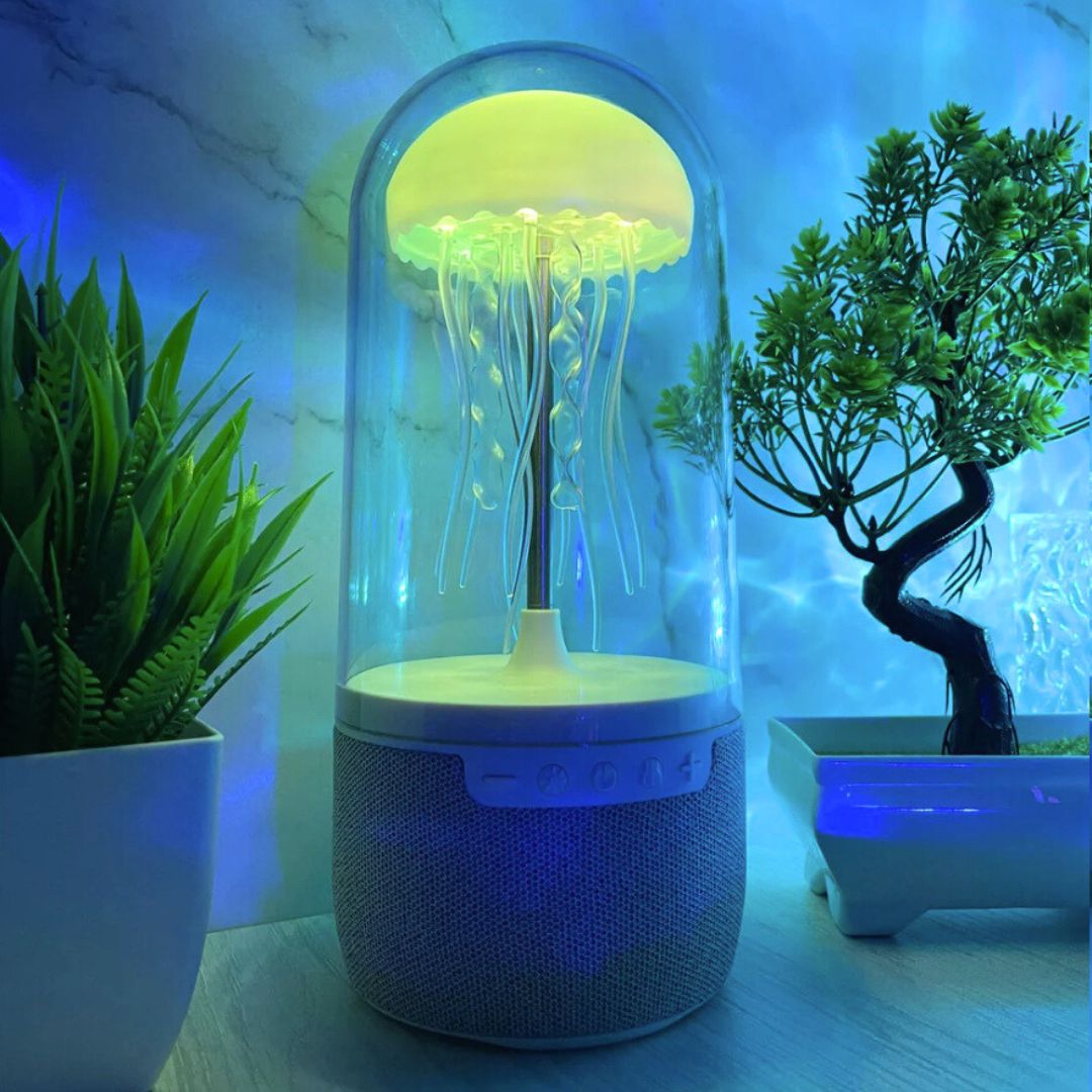 Jelly Vibes Lamp | Experience the mesmerizing JellyFish Lamp with high quality bluetooth speaker and jellyfish lights